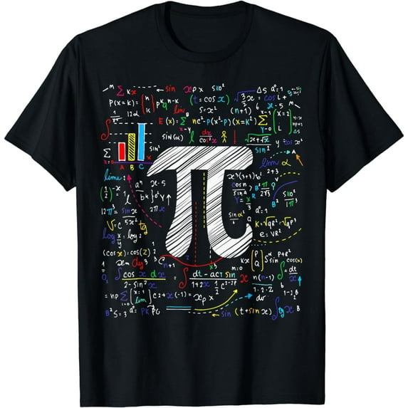 Pi Day Math Equation T Shirt Math Teacher Student Geek T-Shirt