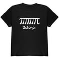 thumbnail image 1 of Pi Day Octo-Pi Octopi Funny Math Youth T Shirt Black Youth X-SM, 1 of 1