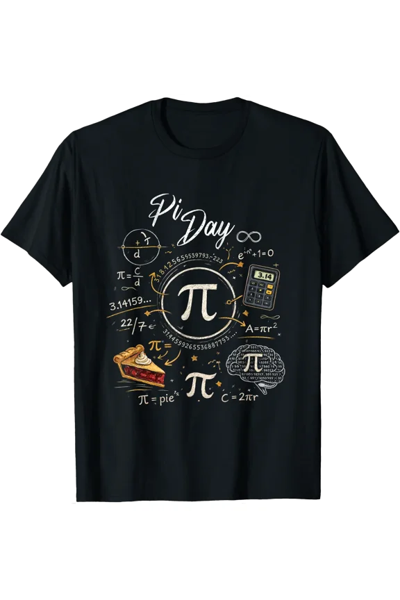 Pi Day Pi Number Symbol Math Science for Men Women Kids T-Shirt