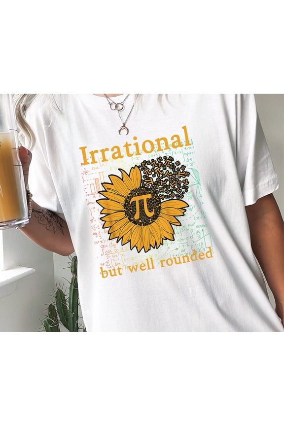 Pi Day Shirt, Cute Pi Day Shirt, Math Teacher Shirt, Sunflower Shirt, Math Teacher, Math Lover Shirt, Pi Day, Math 34 Tshirt All Size S-5XL