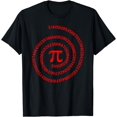 thumbnail image 1 of Pi Day Spiral March 14 Rainbow Math Geek Nerd Tee T-Shirt, 1 of 4