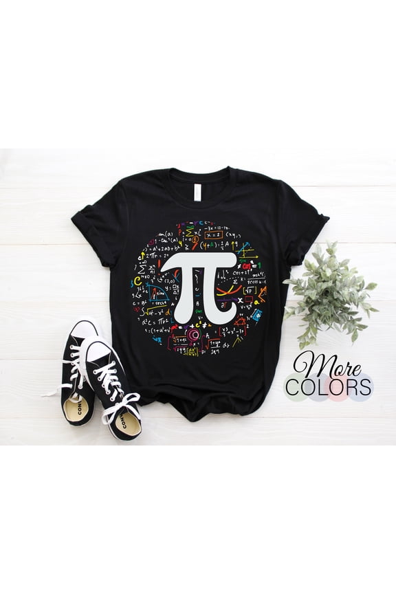 Pi Day Spiral Pi Math For 3.14 Ratio Funny T-Shirt, Mathematical Nerd Science Algebra Symbol Engineer School Costume Student Teachers Gift,