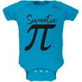 thumbnail image 1 of Pi Day Sweetie Math Pun Soft Baby One Piece Turquoise 18-24 M, 1 of 1