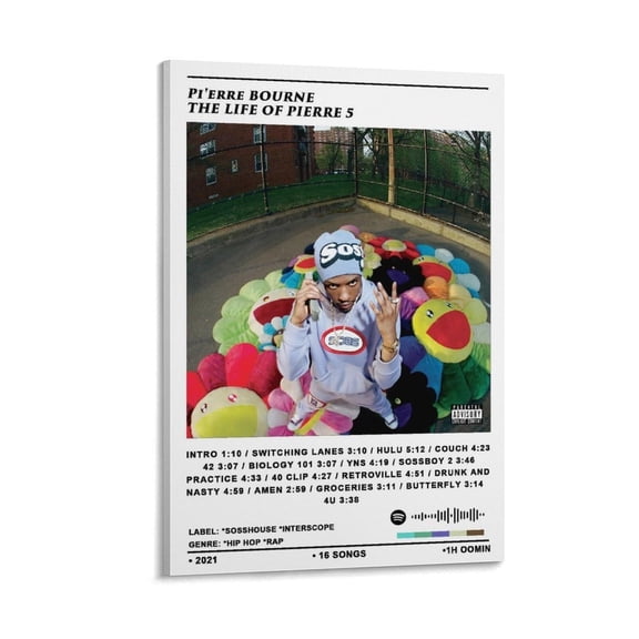 Pi Erre Bourne The Life Of Pi Erre  Canvas Poster Bedroom Decoration Landscape Office Valentine's Birthday Gift