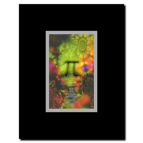 Pi Framed Movie Poster