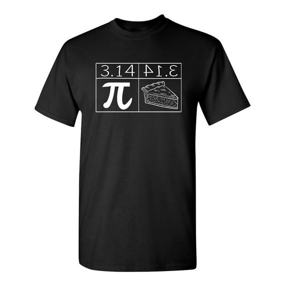 Pi Is Equal To Pie Sarcastic Math Value Humor Soft Graphic Tees Novelty Gift For Geeks Algebra Lovers Christmas Funny Mens T Shirt
