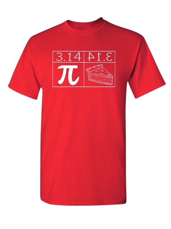 Pi Is Equal To Pie Sarcastic Math Value Humor Soft Graphic Tees Novelty Gift For Geeks Algebra Lovers Christmas Funny Mens T Shirt