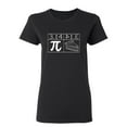 thumbnail image 1 of Pi Is Equal To Pie Sarcastic Novelty Gift Idea Adult Humor Funny Women's Casual Tees, 1 of 3