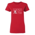 thumbnail image 1 of Pi Is Equal To Pie Sarcastic Novelty Gift Idea Adult Humor Funny Women's Casual Tees, 1 of 3