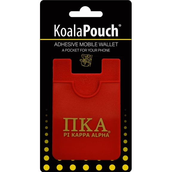 Pi Kappa Alpha - Koala Pouch - Adhesive Cell Phone Wallet
