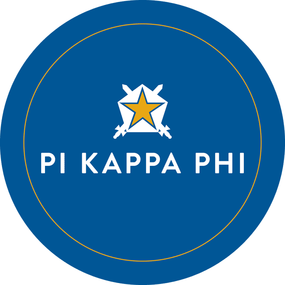 Pi Kappa Phi Car Decal Sticker - Officially Licensed Fraternity Window Sticker, Full Color Circle Logo Design
