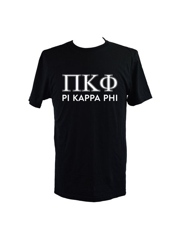 Pi Kappa Phi T-Shirt - Varsity Letter Fraternity Tee, 100% Cotton, Size Medium