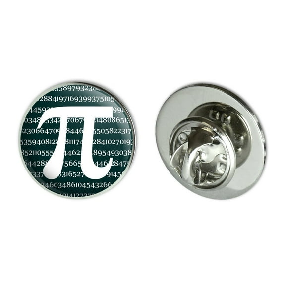 Pi Math Geek Nerd 3.14 Metal 0.75" Lapel Hat Pin Tie Tack Pinback