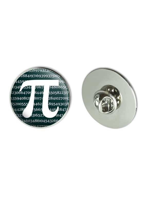 Pi Math Geek Nerd 3.14 Metal 1.1" Tie Tack Hat Lapel Pin Pinback