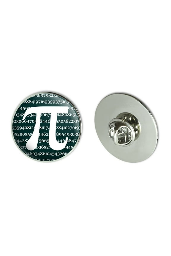 Pi Math Geek Nerd 3.14 Metal 1.1" Tie Tack Hat Lapel Pin Pinback