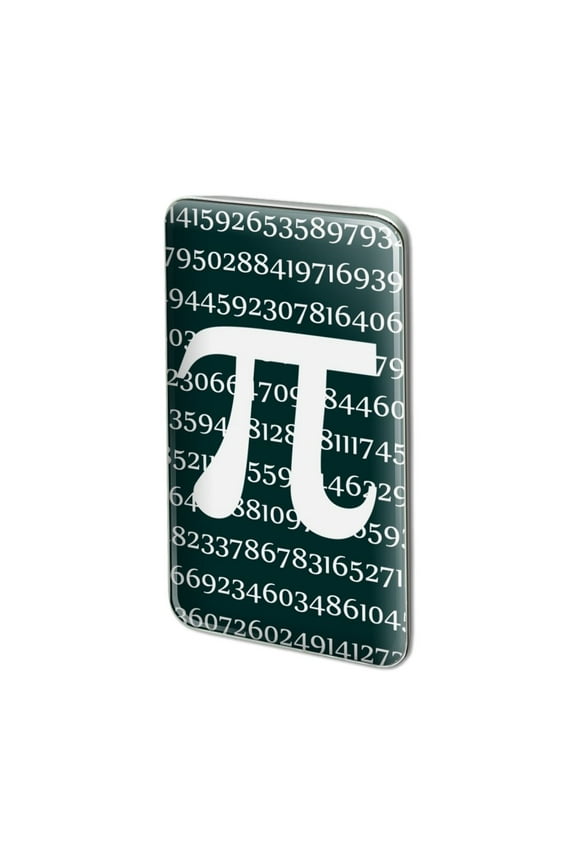 Pi Math Geek Nerd 3.14 Metal Rectangle Lapel Hat Pin Tie Tack Pinback