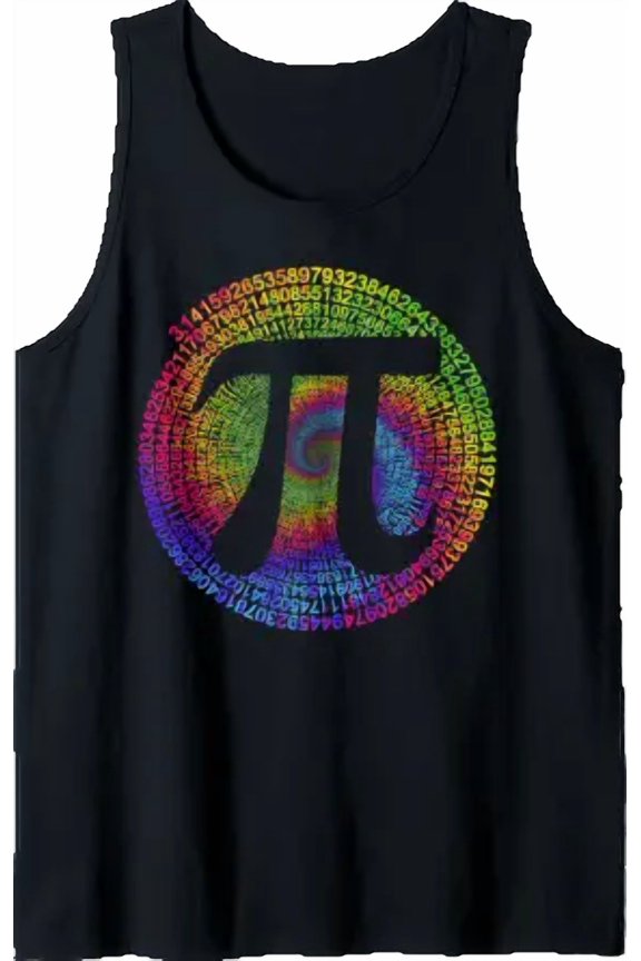 Pi Number Symbol Pi Day Math Teacher Mathematics Lover Tank Top Size S-3XL