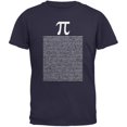 thumbnail image 1 of Pi Numbers Navy Adult T-Shirt - Small, 1 of 1