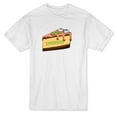 thumbnail image 1 of Pi Pie Math Graphic Men White T-Shirt, Male Medium, 1 of 2