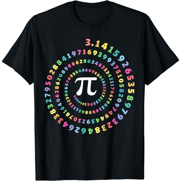 Pi Spiral Novelty Pi Day T Shirt T-Shirt