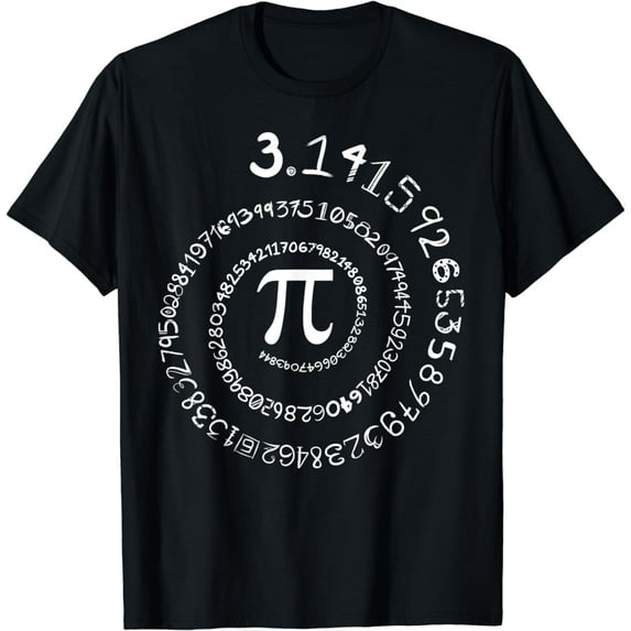 Pi Spiral Shirt Science Math Pi Day Men Women Kids Gift T-Shirt