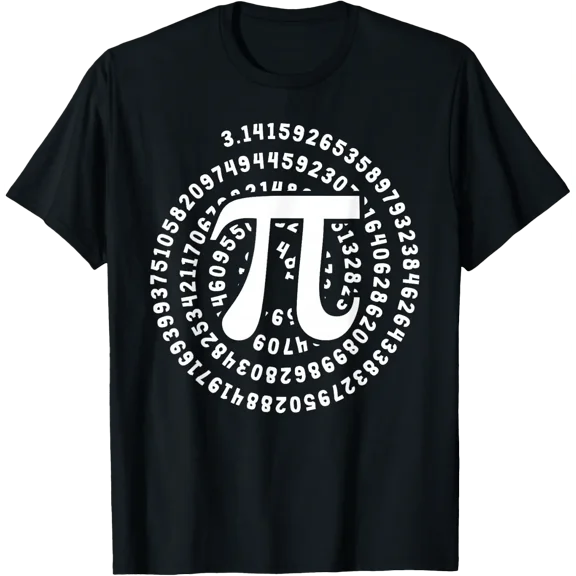 Pi Symbol 3.14 Pi Number Pi Day Teacher Math Lover Nerd Geek T-Shirt Size S-5XL