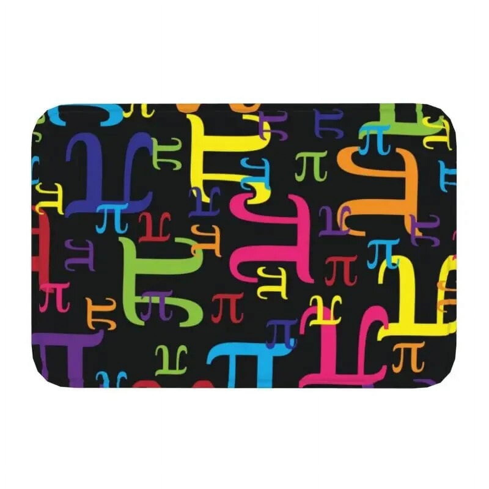 Pi Symbol Doormat Mat Anti-Slip Math Kitchen Bathroom Garden Rug Carpet ...