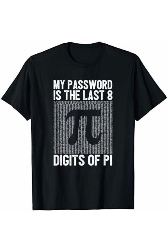 Pi Symbol Password Math Graphic T-Shirt