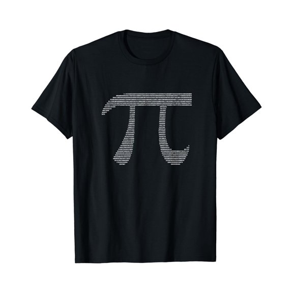 Pi Symbol filled with Pi Digits - Irrational number math T-Shirt