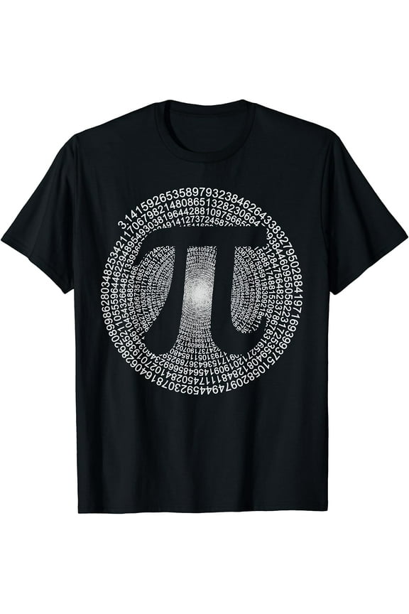 Pi T-Shirt 3,14 Pi Number Symbol Math Science Gift T-Shirt Black Large