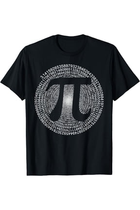 Pi T-Shirt 3,14 Pi Number Symbol Math Science Gift T-Shirt Black X-Large