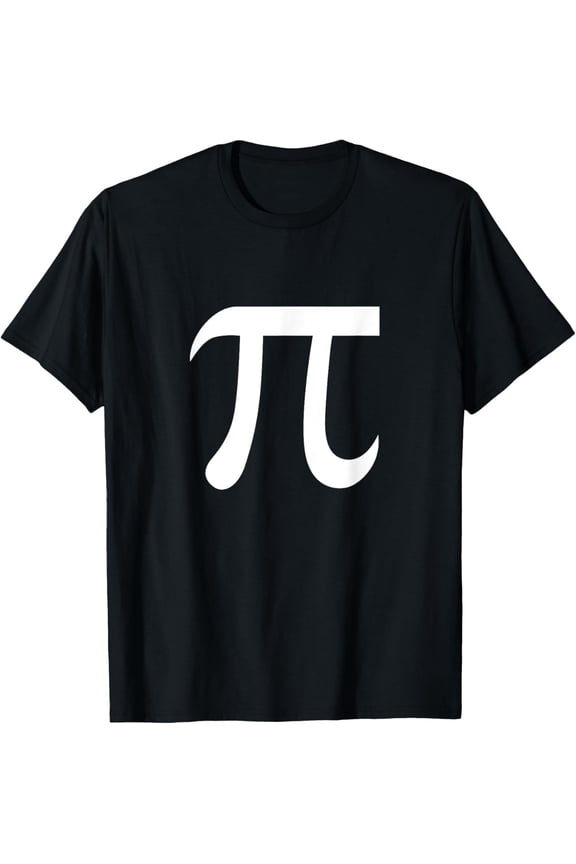 Pi T-Shirt 3.14 Pi Number Symbol Math Science Gift T-Shirt T-ShirtMen and women, Black T-shirt, size: Extra large