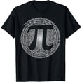thumbnail image 1 of Pi T-Shirt 3,14 Pi Number Symbol Math Science Gift T-ShirtMen and women, Black T-shirt, size: Extra large, 1 of 4