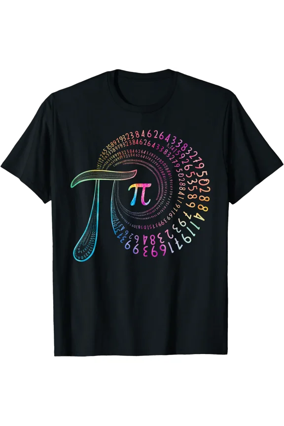Pi Tie Dye Rainbow Shirt 3,14 Pi Number Symbol Math Kids T-Shirt