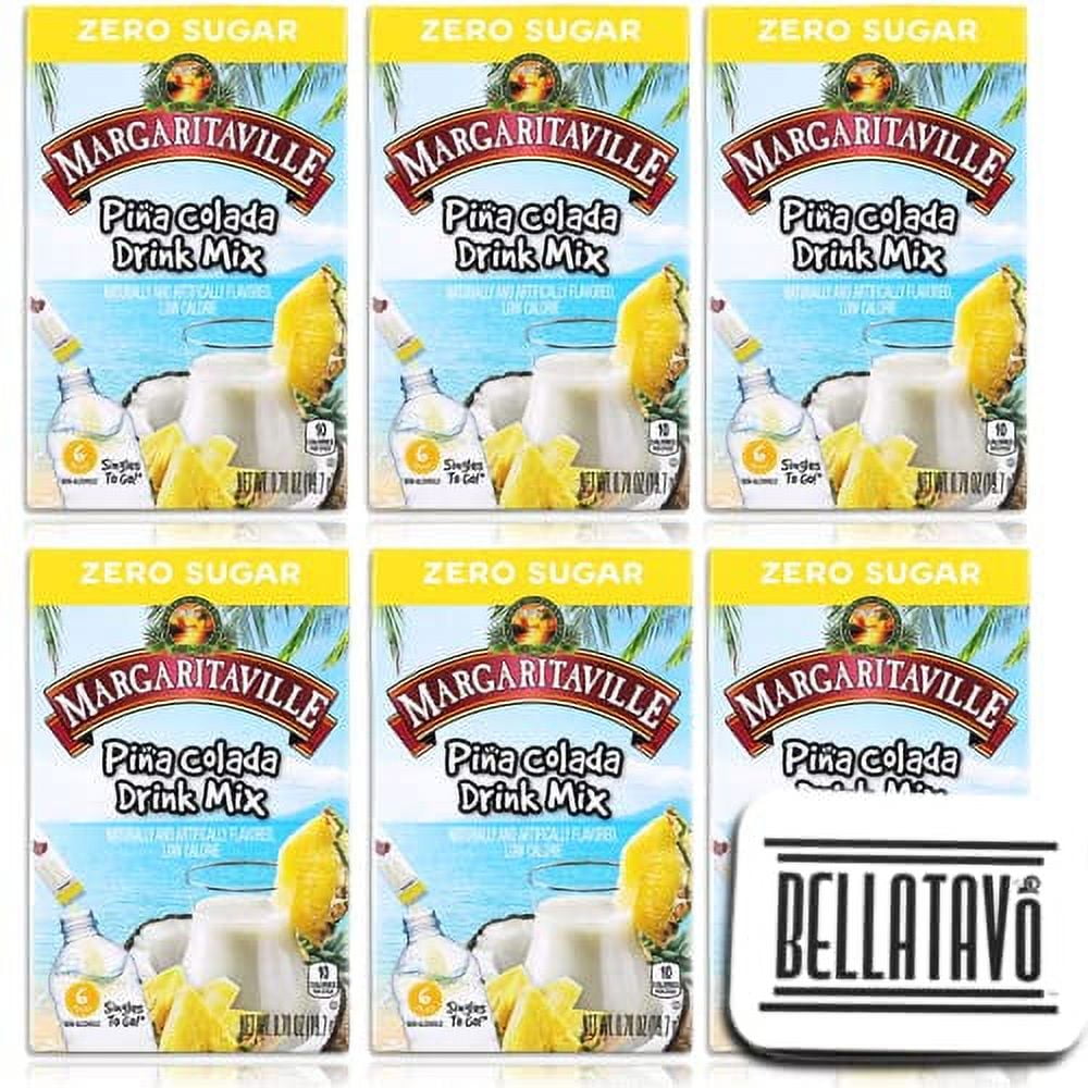 Piña Colada Drink Mix Bundle. Includes Six Boxes of Margaritaville Pina