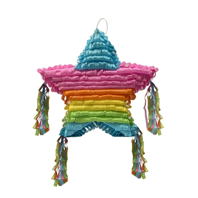Piñata Party Rainbow Star, Med 20 x 20 in