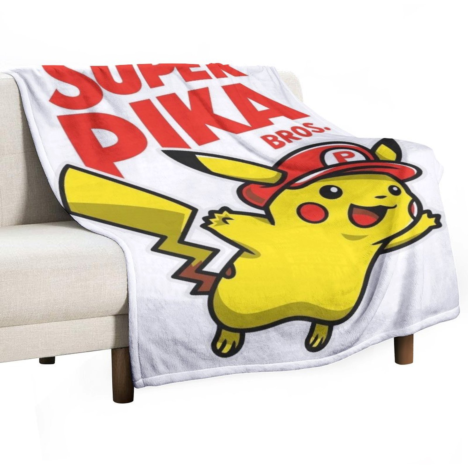 Pi_ka_chu Blanket Warm Lovely Comfortable For Kids Womens Mens Family Anime All Season Gift