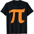 thumbnail image 1 of Pi symbol shirt for pi day 3.14 orange symbol t-shirt, 1 of 3