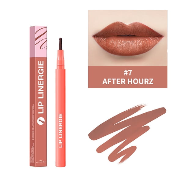 PiGOGI 2-in-1 Lip Stain Pen Long Lasting Waterproof Highly Pigmented Lip Makeup