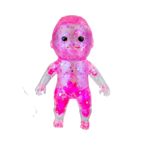 PiGOGI Adorable Kitty Slow Rising Squeeze Ball, Soft Velvety Stress Relief Decompression Gadget for Adults, Anxiety Release Pinch Tool, Calming Sensory Fidget