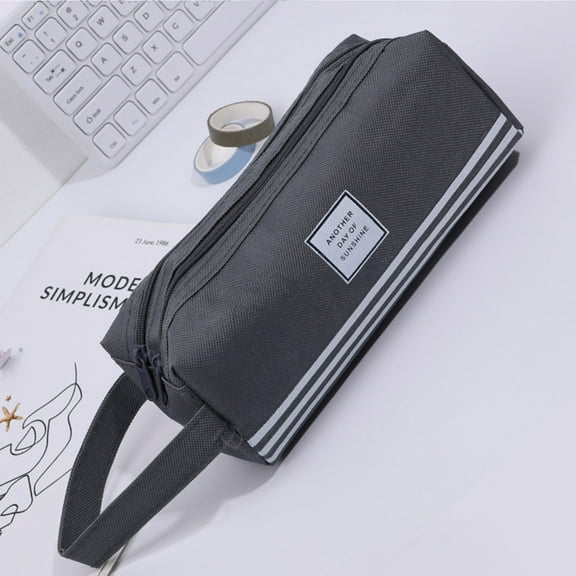 PiGOGI Back-To-S-chool Essentials Portable Zipper Organizer Pouch Middle S-chool Accessories with Multiple Compartments