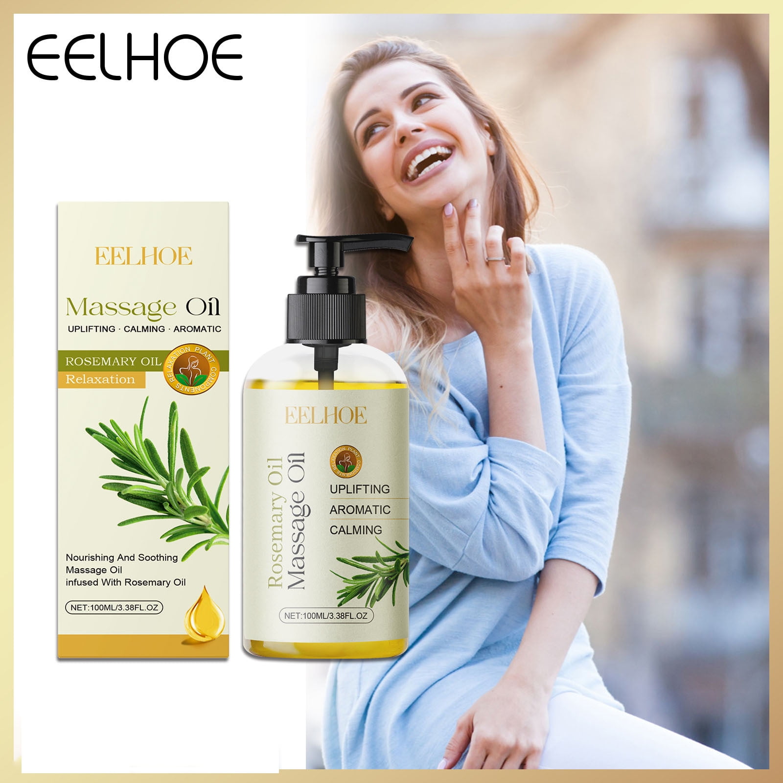 PiGOGI Body Oil Natural Australian Oil for Relaxing Massage Care and