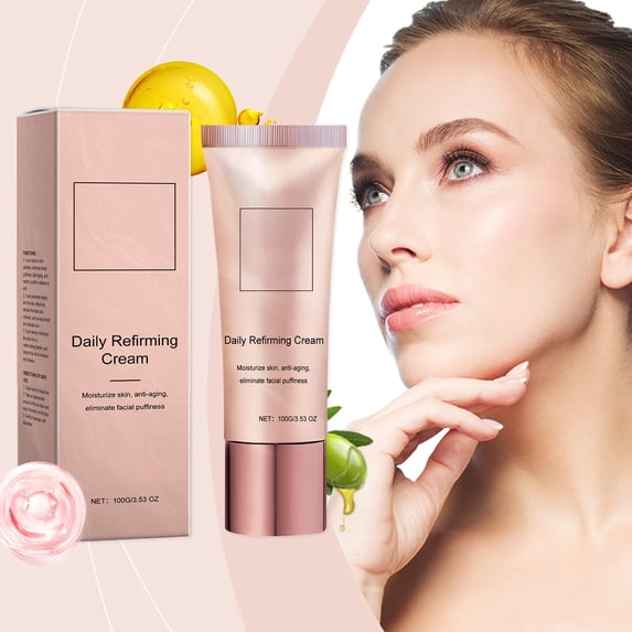 PiGOGI Daily Refirming Cream, Moisturizes and Helps Reduce Fine Lines, Helps Reduce Facial Puffiness, 100g, Anti Aging