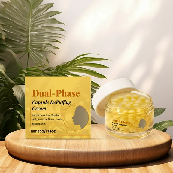 PiGOGI Double Effect Capsule Repair & Firming Cream, Reduces Wrinkles & Improves Skin, 50g