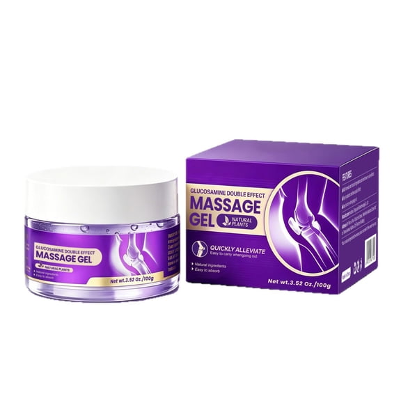 PiGOGI Glucosamine Massage Gel, Double Effect Soothing Gel for Body, Fast Acting Natural Care 100g