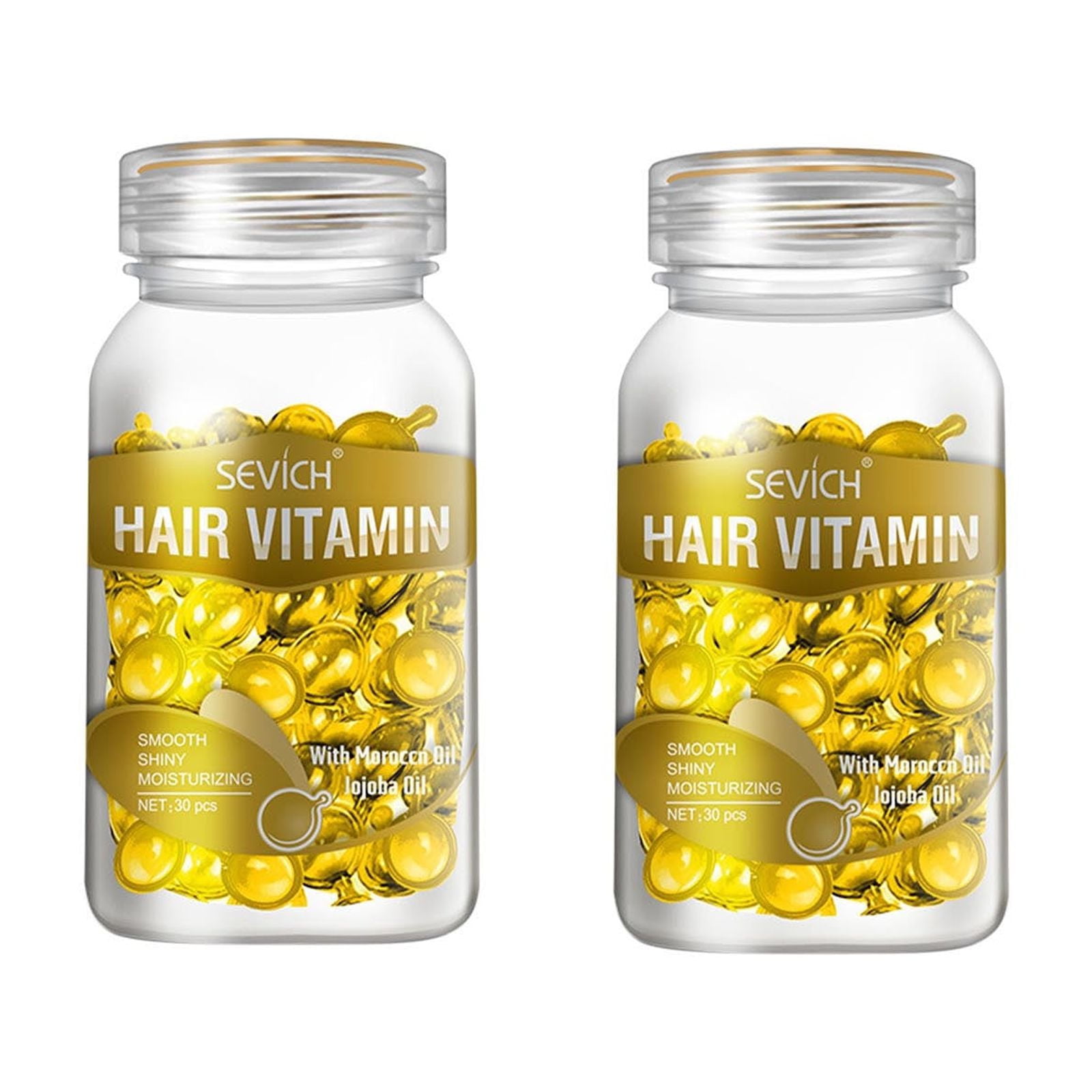 PiGOGI Hair Oil 30 Capsules Hair Oil with for Split Ends Keratin Hair