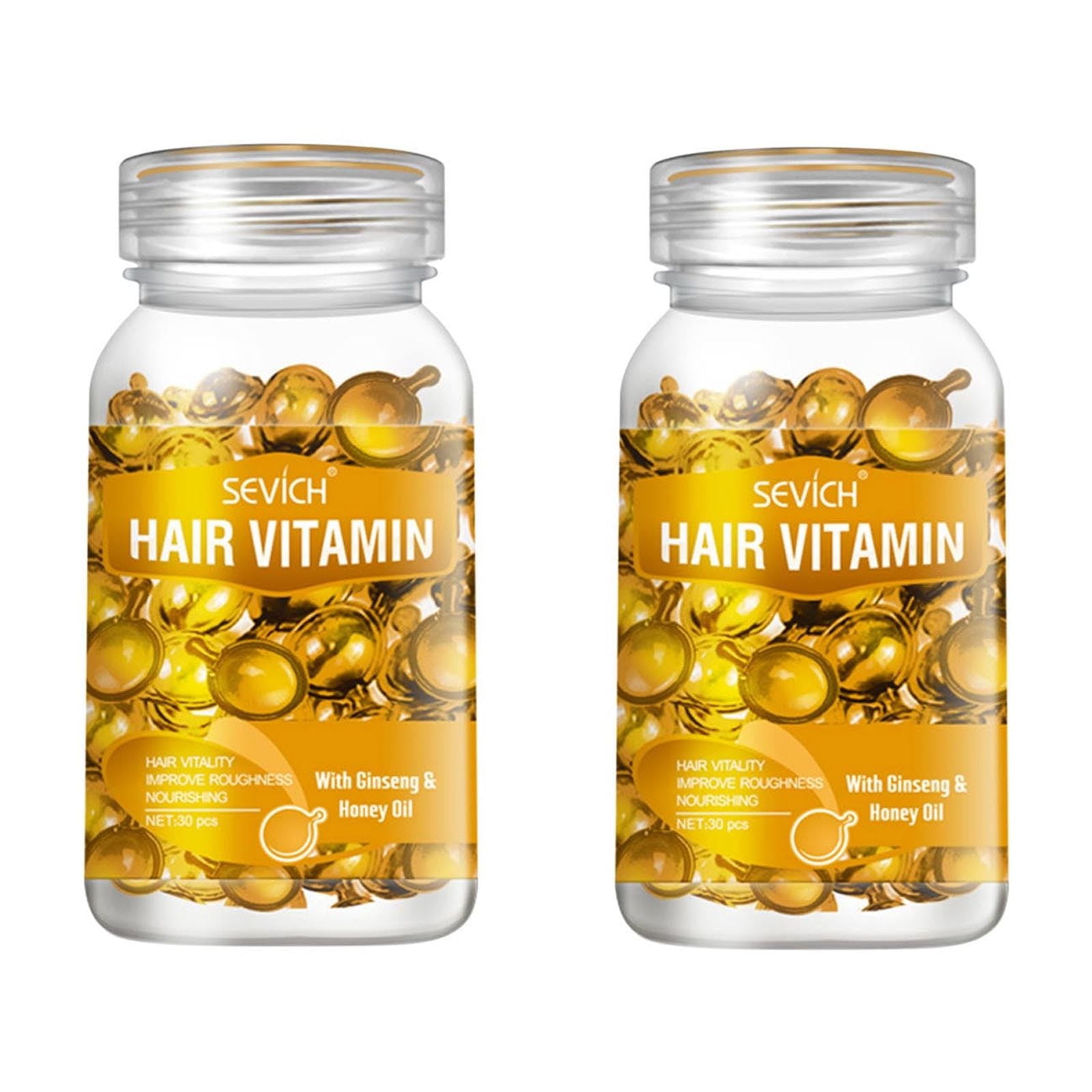 PiGOGI Hair Oil 30 Capsules Hair Oil with for Split Ends Keratin Hair