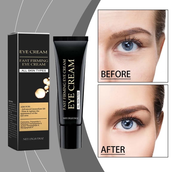 PiGOGI Instant Firming Eye Cream Firming Agent 15g - Moisturizing Anti-Wrinkle Treatment for Dark Circles, Eye Bags and Fine Lines