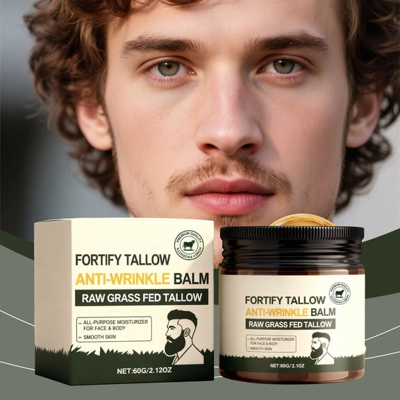 PiGOGI Men's Beef Tallow Moisturizing Cream 60g Hydrating Nourishing Dry Skin Care