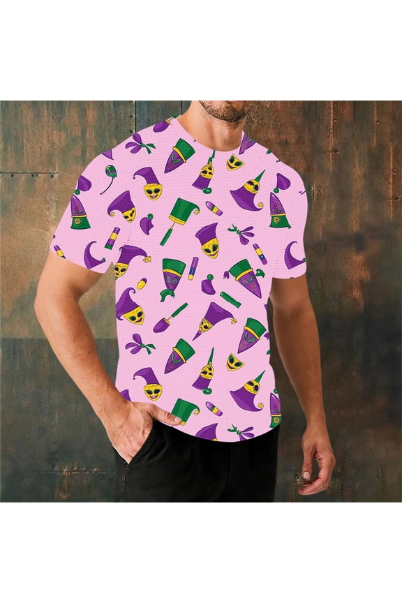 Men's Long Sleeve Casual T-Shirt Loose Fit Elastic Workout Top for Homewear, Gym, Daily Wear Solid Color Round Neck Shirt Purple XL